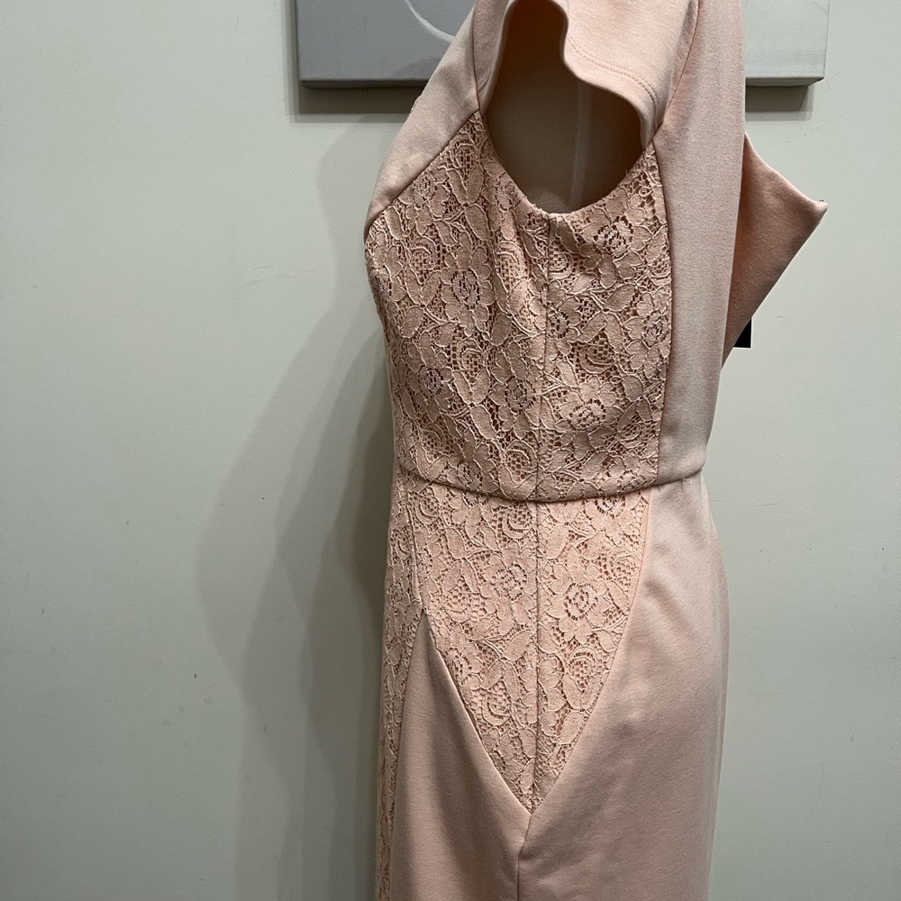 Limited ladies dress cap sleeves pale pink large - Picture 6 of 8